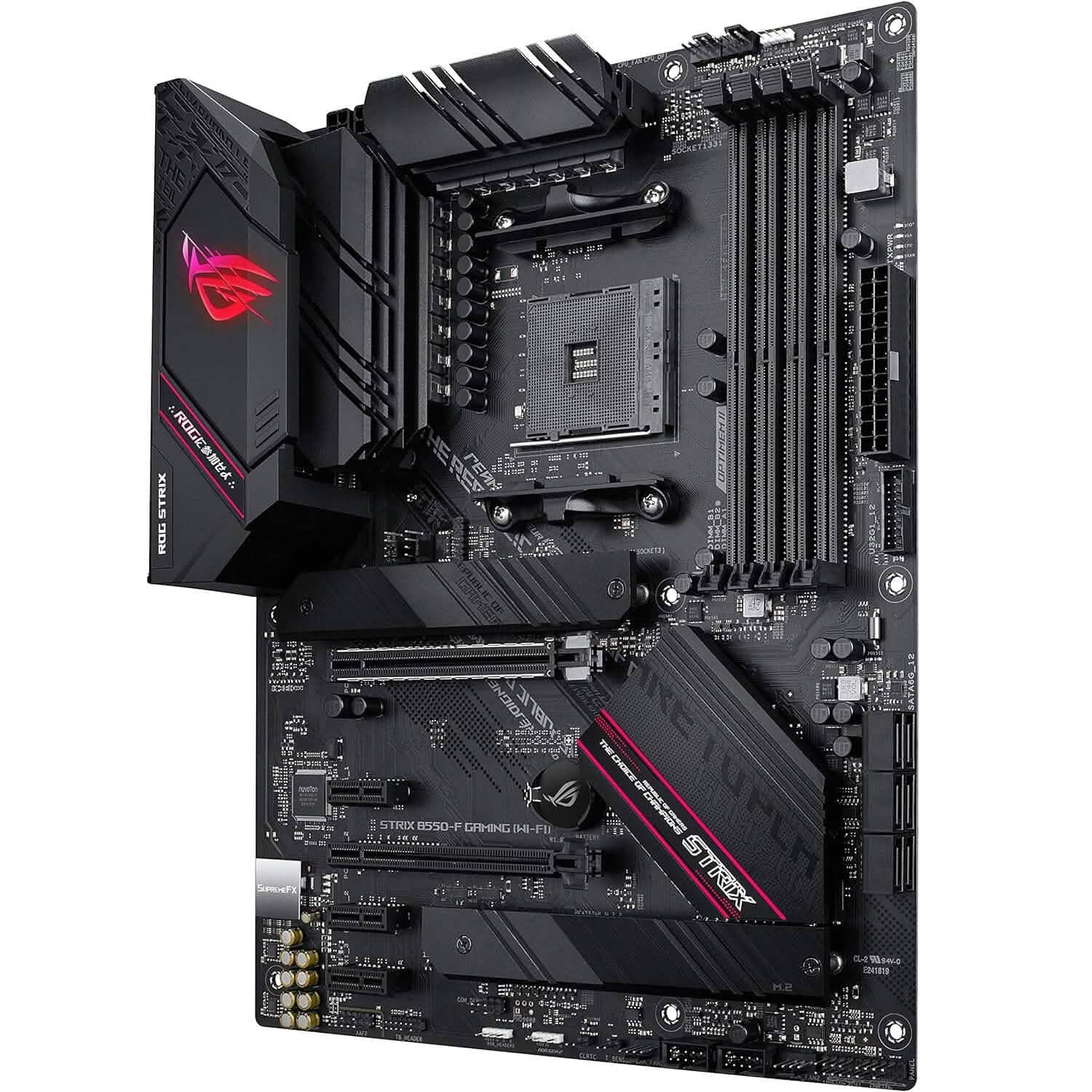 ASUS ROG Strix B550-F Gaming AMD AM4 Zen 3 Ryzen 5000 & 3rd Gen Ryzen ATX Computer Accessories - DailySale
