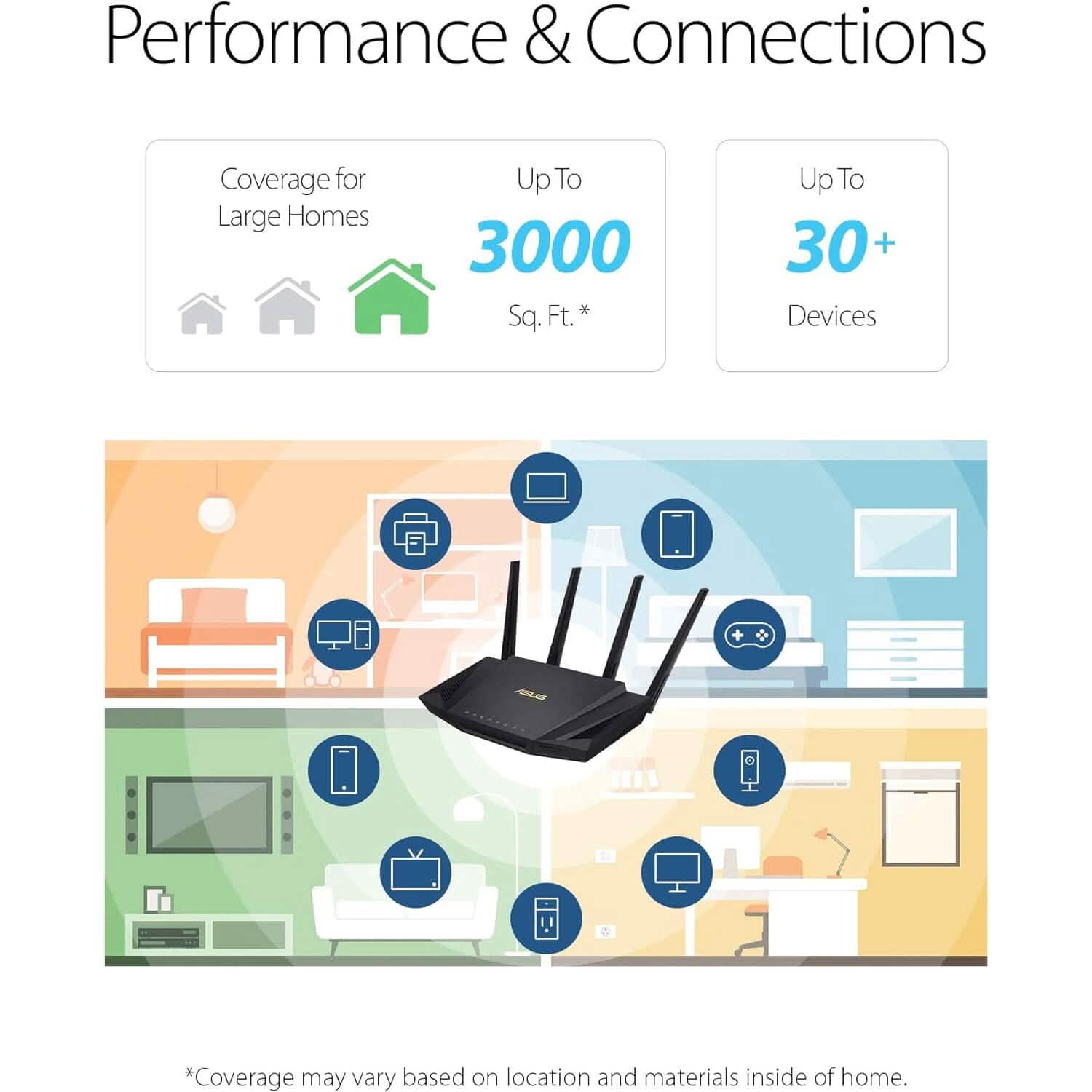 ASUS RT-AX3000 Dual Band WiFi 6 Extendable Router Computer Accessories - DailySale