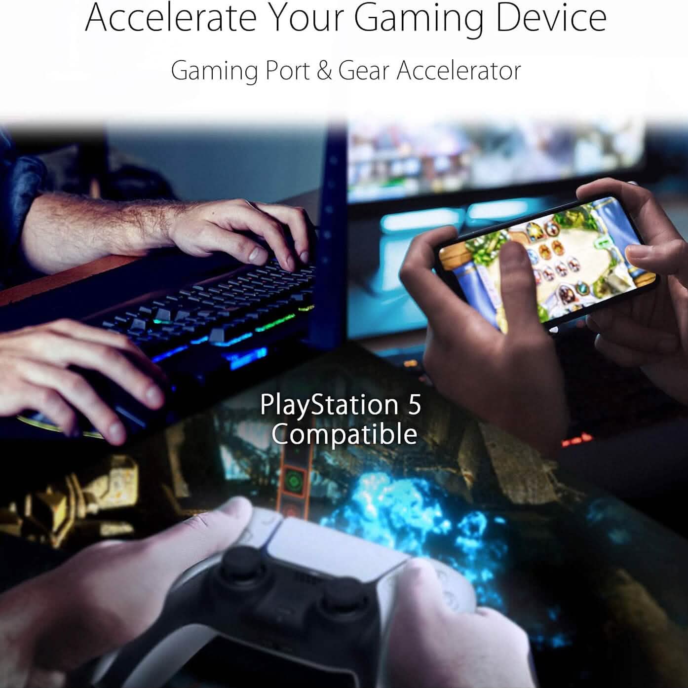 ASUS RT-AX82U AX5400 Dual-Band WiFi 6 Gaming Router, Game Acceleration, Mesh Support, Dedicated Port, Mobile Boost, MU-MIMO, Aura RGB (Refurbished) Computer Accessories - DailySale