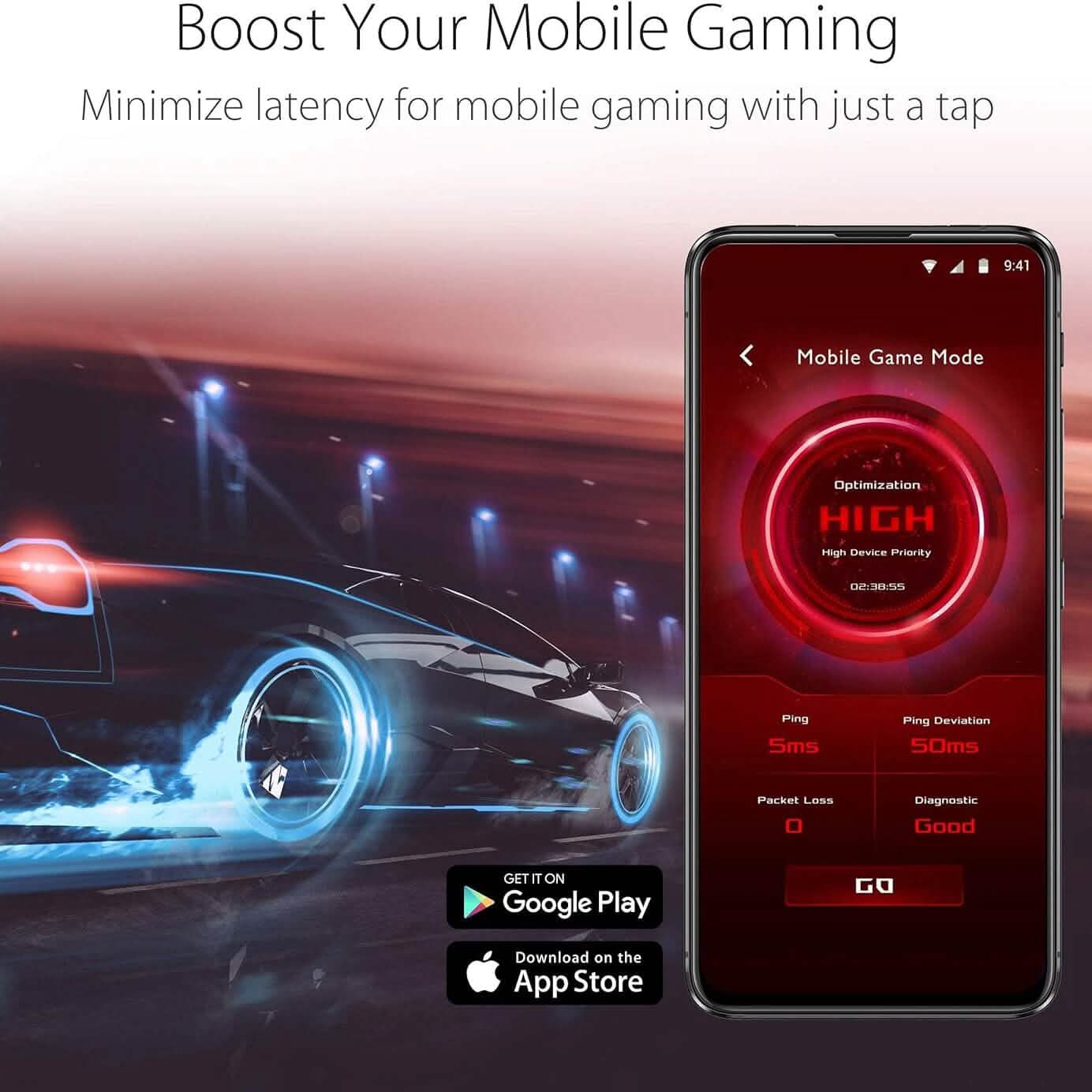 ASUS RT-AX82U AX5400 Dual-Band WiFi 6 Gaming Router, Game Acceleration, Mesh Support, Dedicated Port, Mobile Boost, MU-MIMO, Aura RGB (Refurbished) Computer Accessories - DailySale