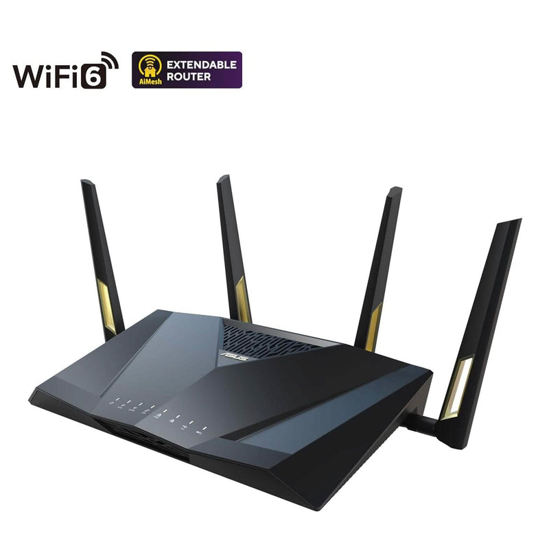 ASUS RT-AX88U Pro (AX6000) Dual Band WiFi 6 Extendable Gaming Router Computer Accessories - DailySale