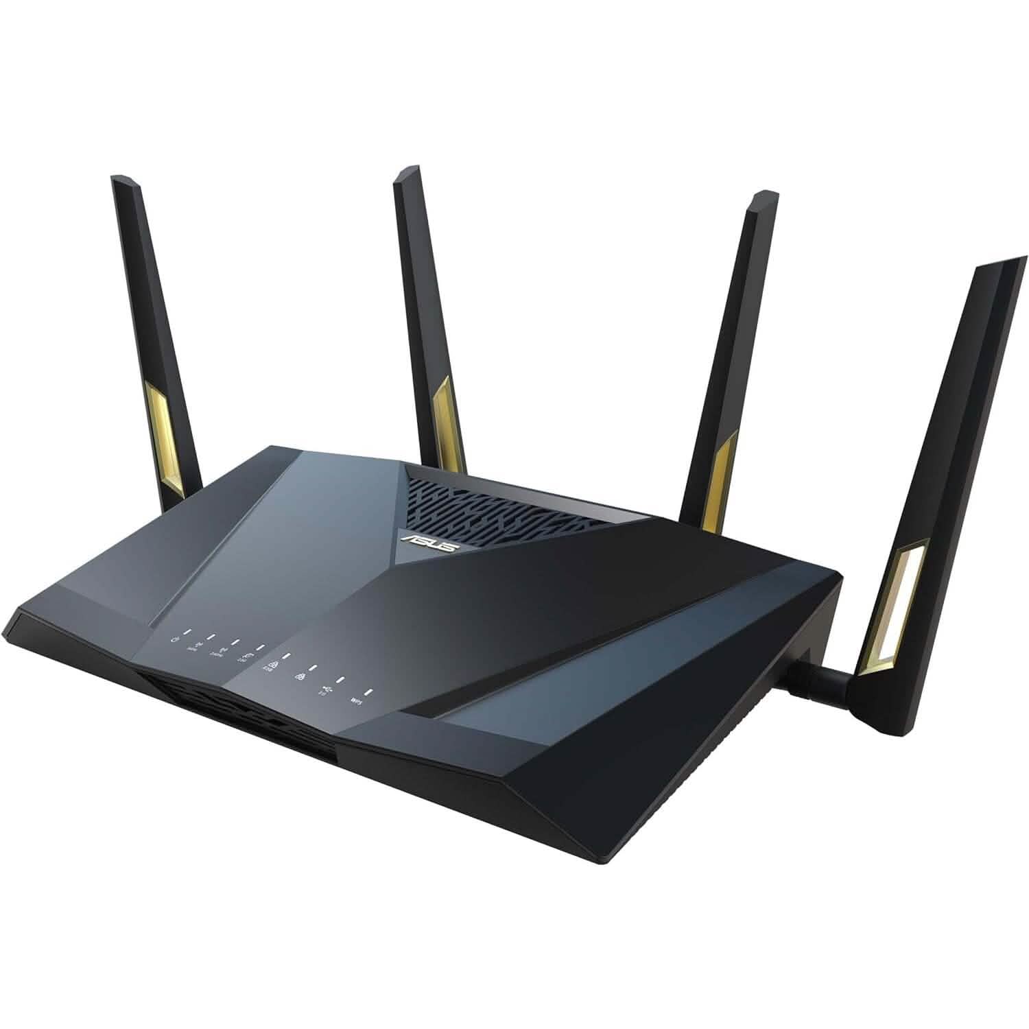 ASUS RT-AX88U Pro (AX6000) Dual Band WiFi 6 Extendable Gaming Router (Refurbished) Computer Accessories - DailySale