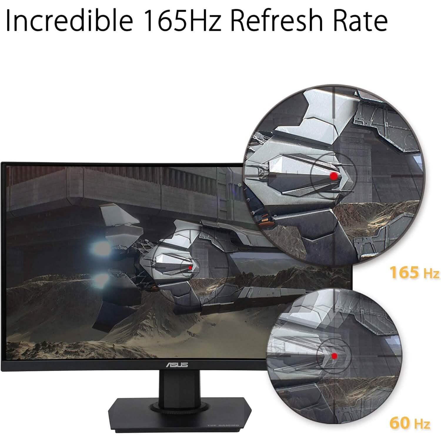 ASUS TUF Gaming 23.6" 1080P Curved Monitor (VG24VQE) Computer Accessories - DailySale