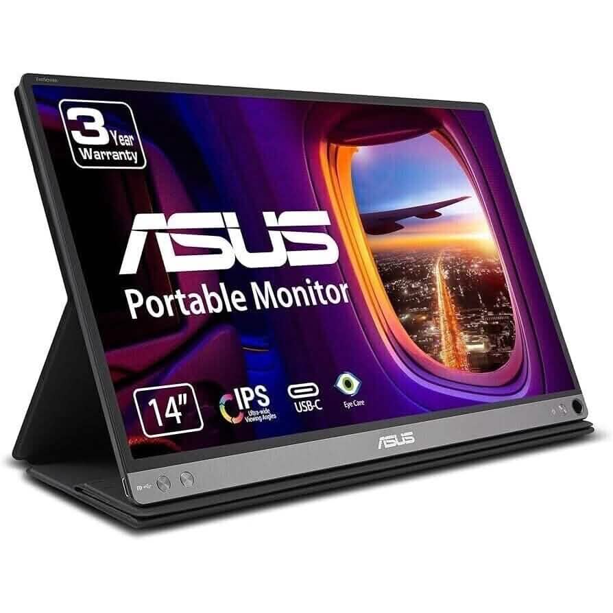 ASUS ZenScreen MB14AC 14in IPS LED Portable Monitor (Refurbished) Computer Accessories - DailySale