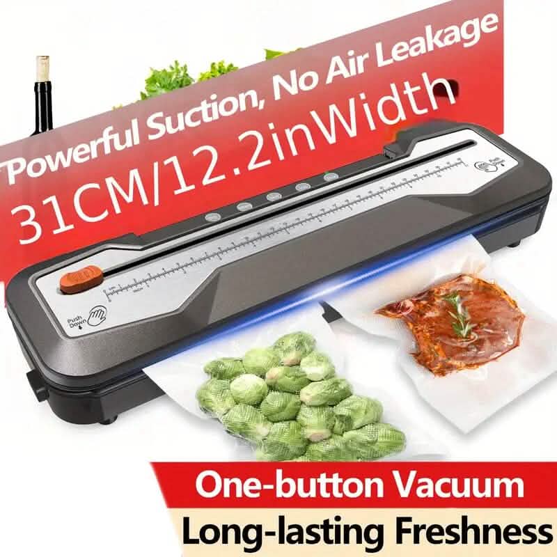 Automatic Food Vacuum Sealer Bag Bundle Machine Kitchen Appliances - DailySale