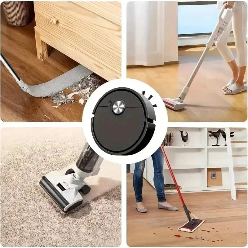 3-in-1 Robot Vacuum Mop Sweeper – USB Rechargeable