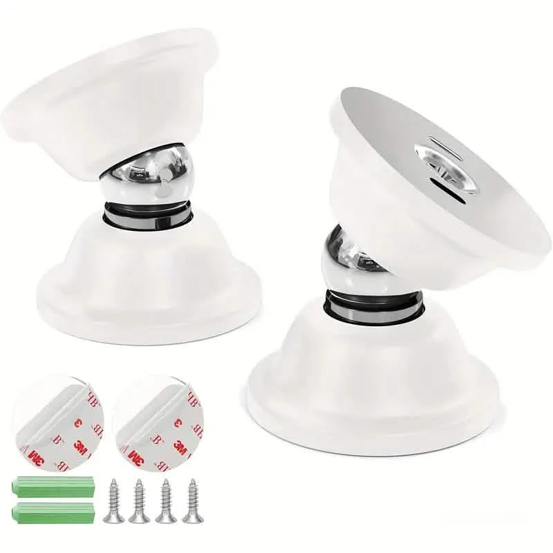 2-Pack: Heavy-Duty Magnetic Door Stopper