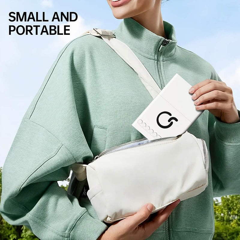 Small enough to carry in a shoulder bag