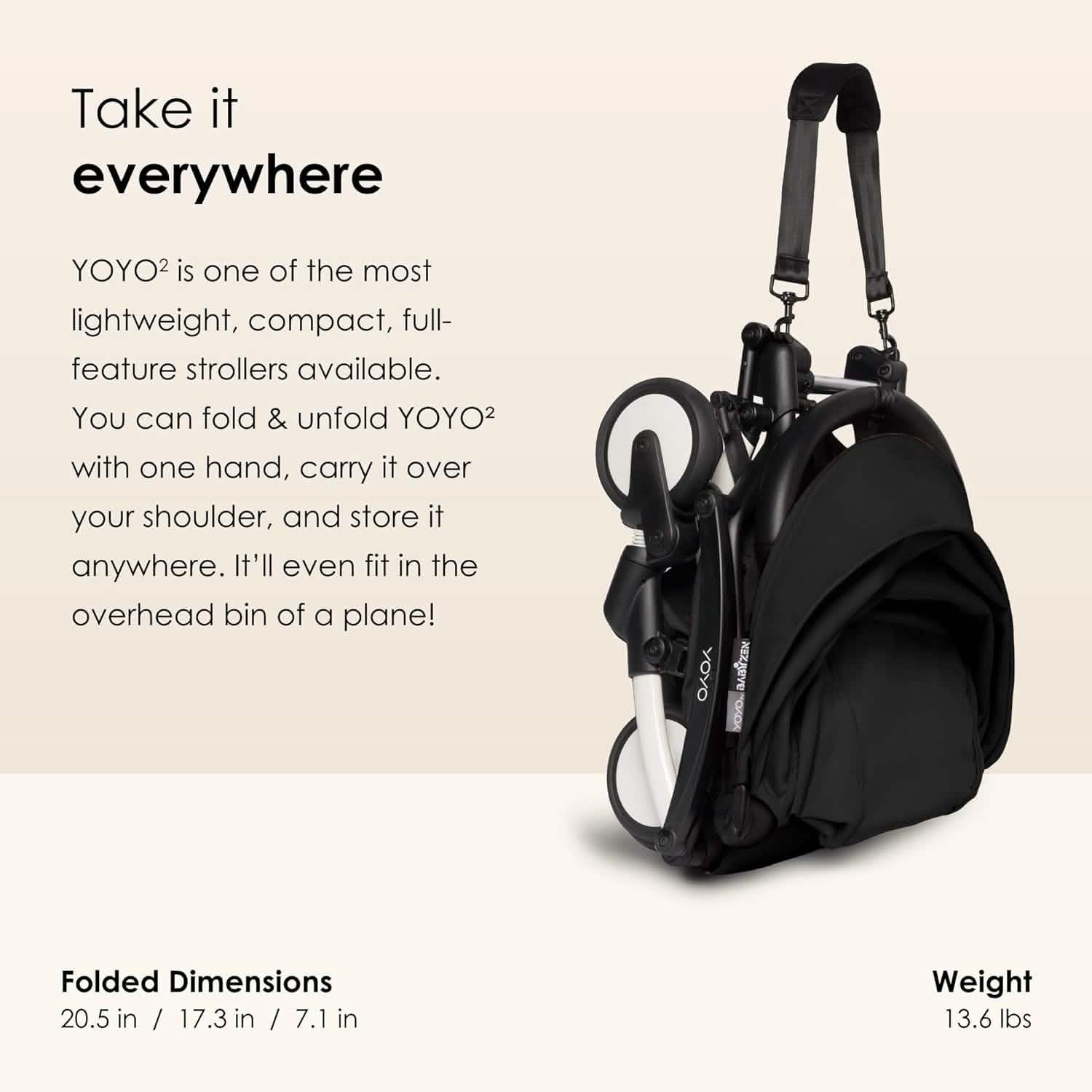 BABYZEN YOYO2 Stroller Lightweight & Compact - Black (Refurbished) Baby - DailySale