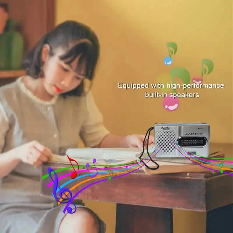 Battery Operated Portable AM/FM Radio Household Appliances - DailySale