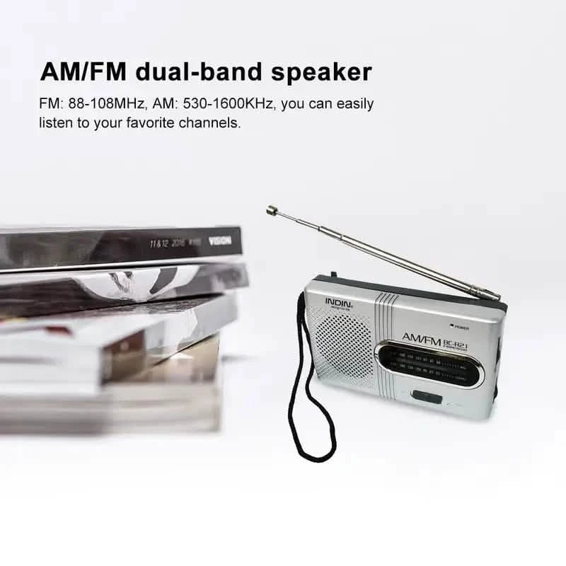 Battery Operated Portable AM/FM Radio Household Appliances - DailySale