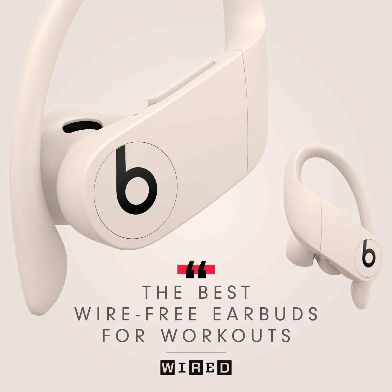 Beats Powerbeats Pro Wireless Earbuds - Ivory (Refurbished) Headphones - DailySale