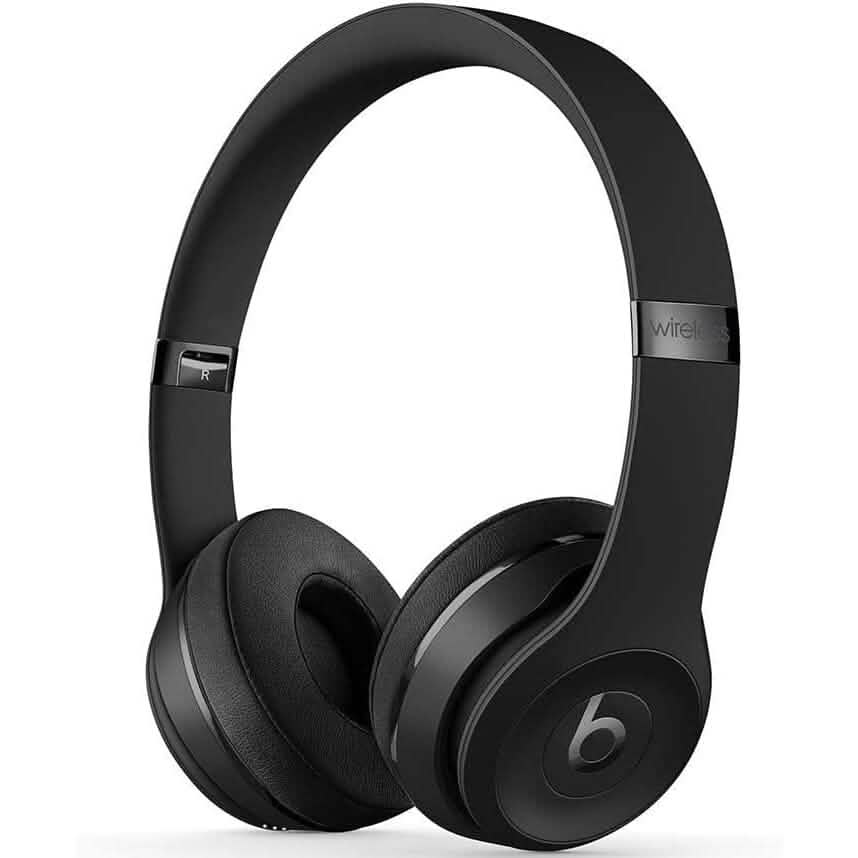 Beats Solo3 Wireless On-Ear Headphones - Black (Refurbished) Headphones - DailySale