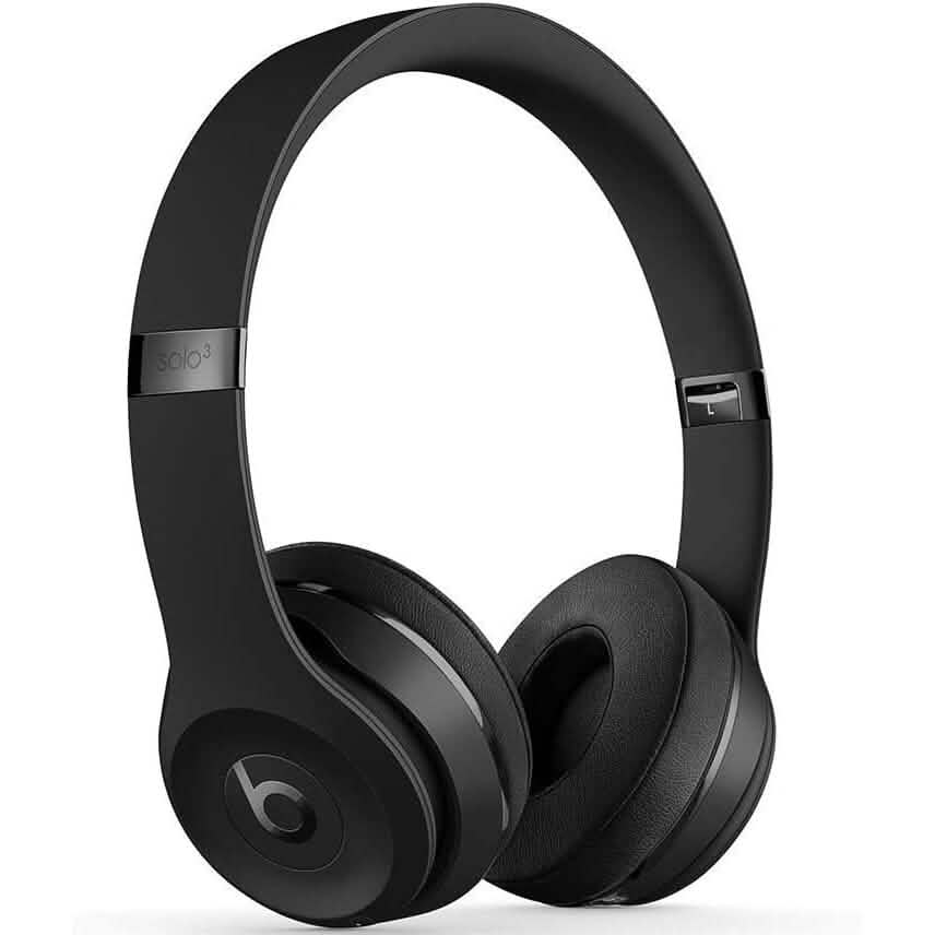 Beats Solo3 Wireless On-Ear Headphones - Black (Refurbished) Headphones - DailySale