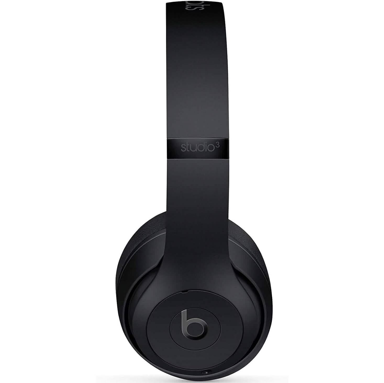 Beats Studio3 Wireless Noise Cancelling Over-Ear Headphones Matte Black (Refurbished) Headphones - DailySale