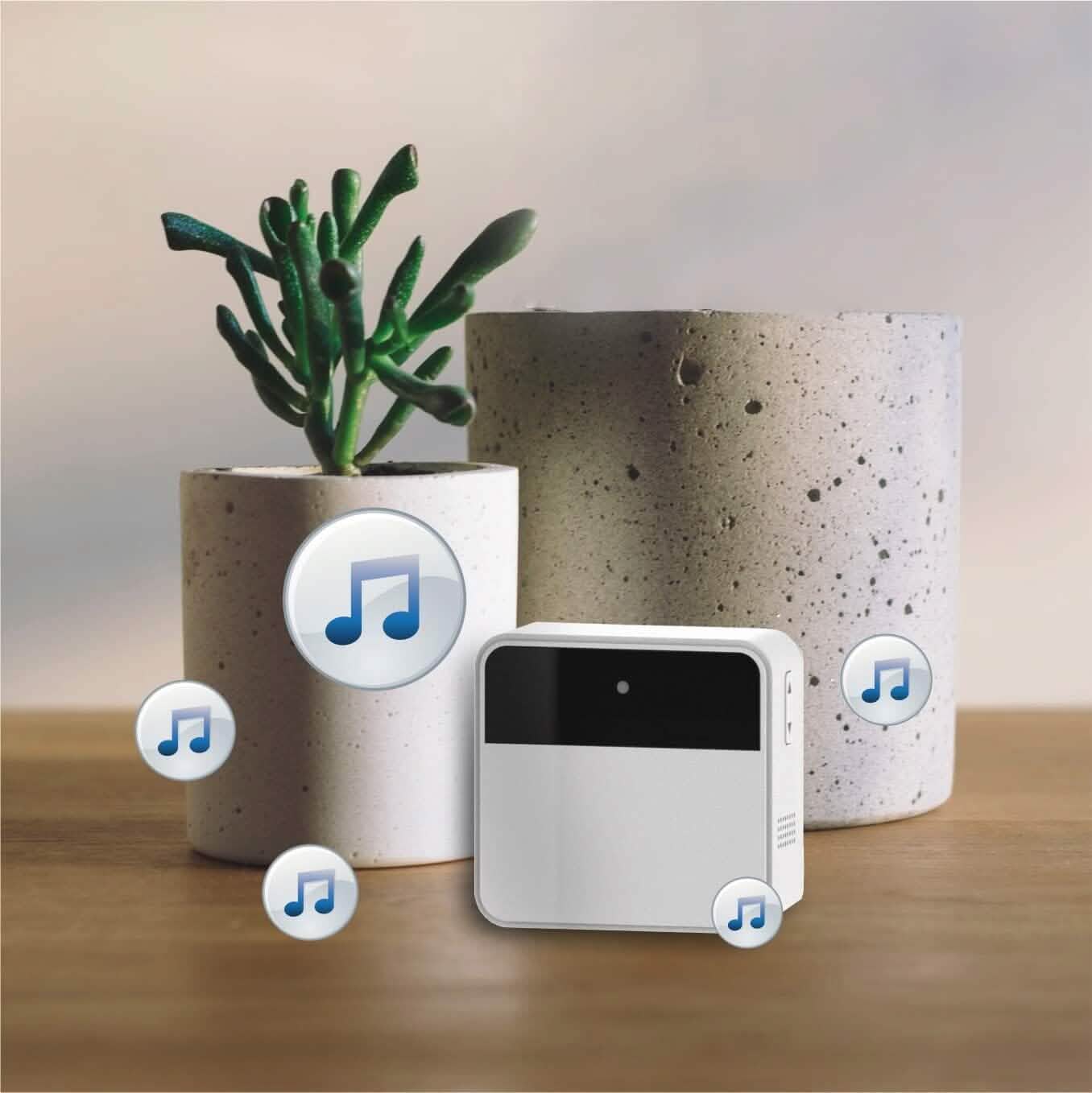 Bell+Howell InView BHDC1 1080p Door Bell Camera + BHCH1A Chime Kit (White) (Refurbished) Smart Home & Security - DailySale