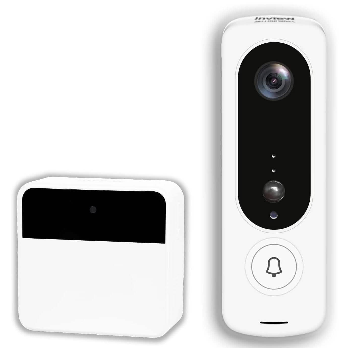 Bell+Howell InView BHDC1 1080p Door Bell Camera + BHCH1A Chime Kit (White) (Refurbished) Smart Home & Security - DailySale