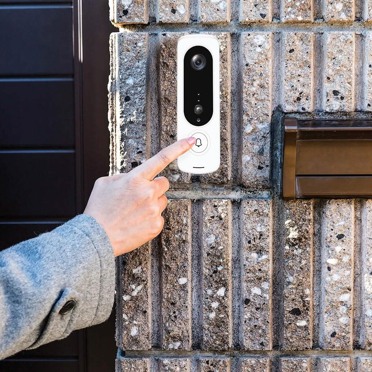 Bell+Howell InView BHDC1 1080p Door Bell Camera + BHCH1A Chime Kit (White) (Refurbished) Smart Home & Security - DailySale