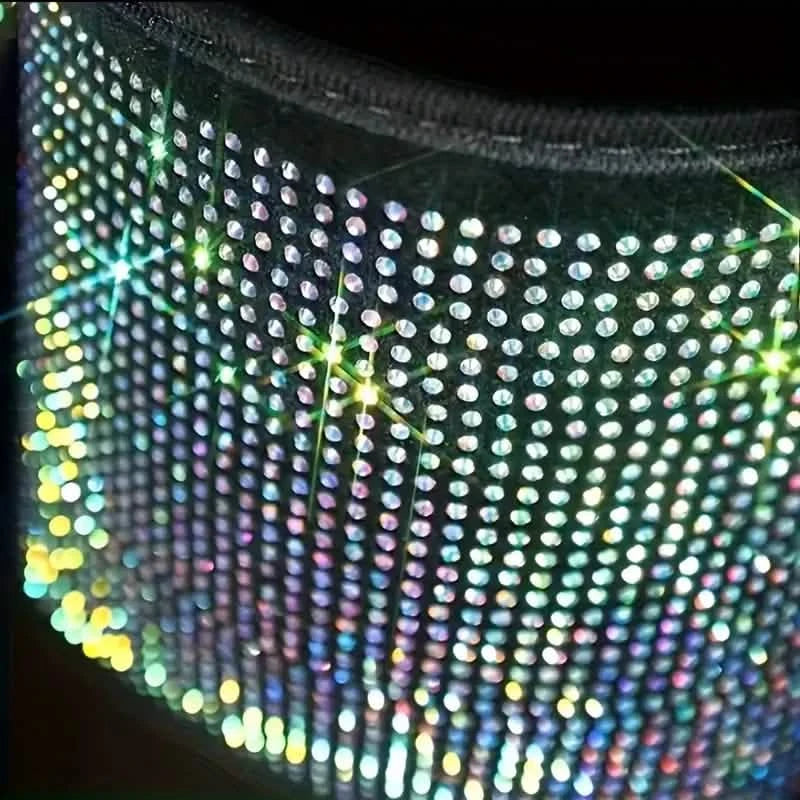 Bling Rhinestones Car Trash Can Automotive - DailySale