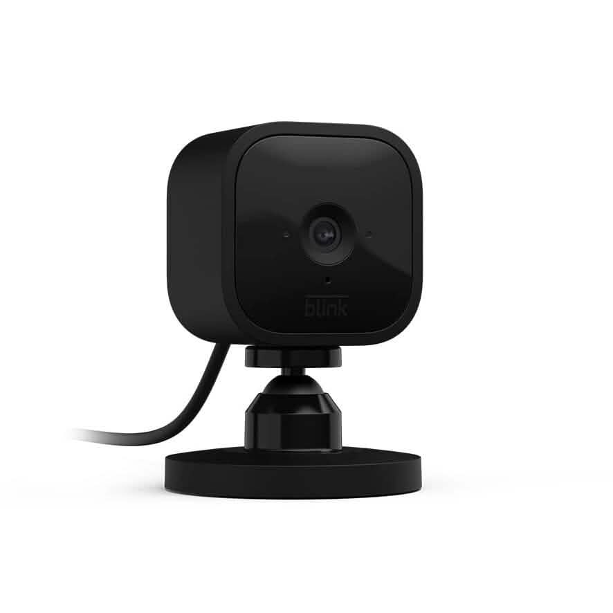 Blink Mini Compact Indoor Plug-in Smart Security Camera Smart Home & Security - DailySale