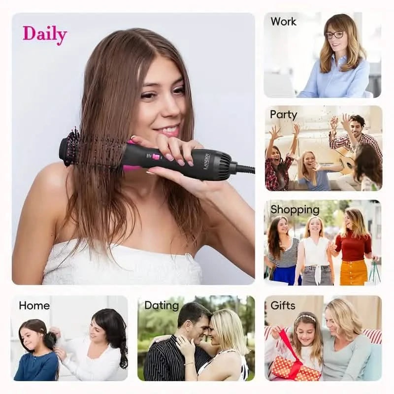 Blow Dryer Hot Air Brush Styler Beauty & Personal Care - DailySale