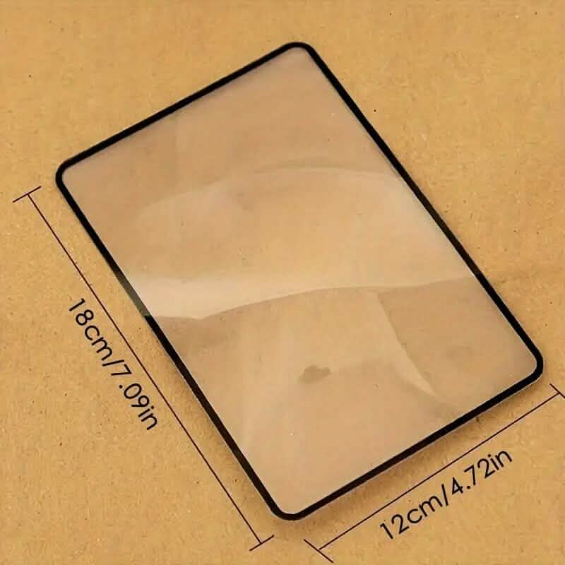 Book Page Magnification 180X120mm PVC Magnifier Everything Else - DailySale