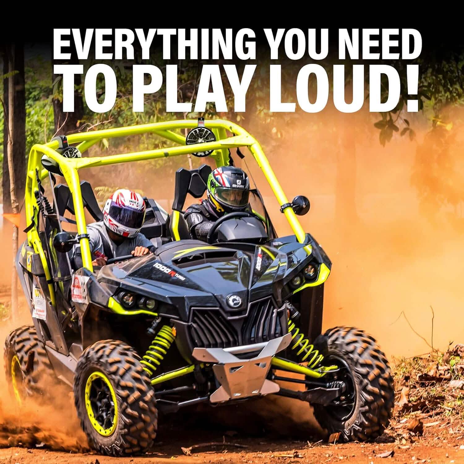 BOSS Audio Systems MG150T.4 Marine ATV UTV Waketower Speakers Gauge Receiver (Built-in 2 CH Amplifier) (Refurbished) Speakers - DailySale