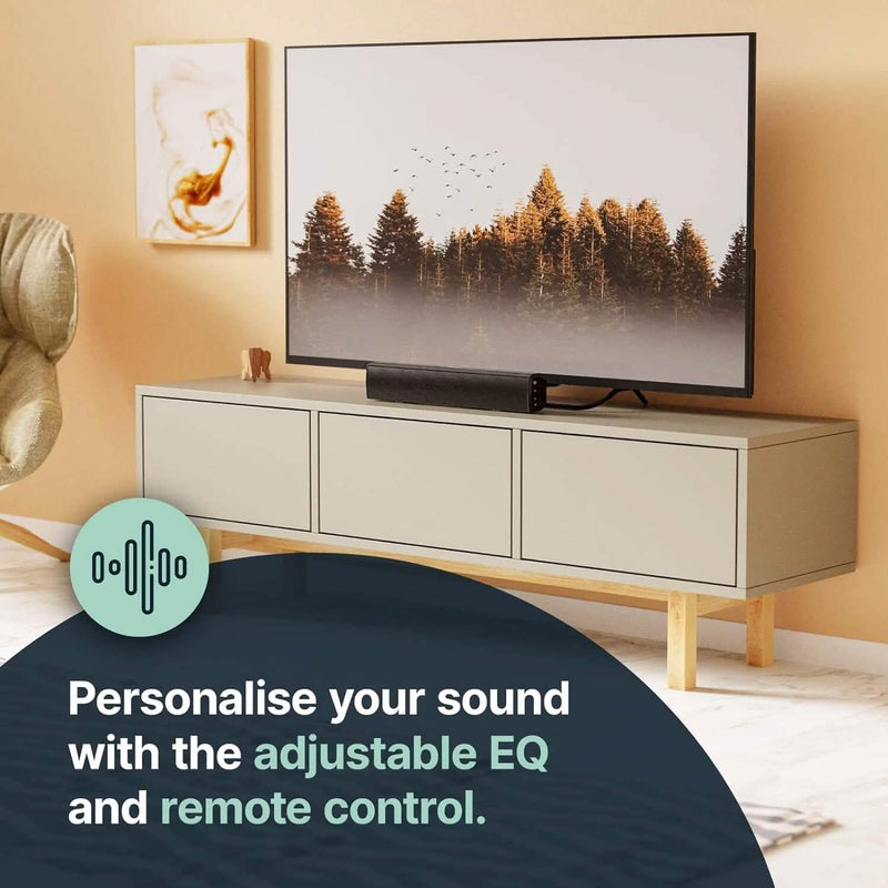 Bowfell Majority Sound Bar 2.0 Bluetooth TV Sound Bar Speakers - DailySale