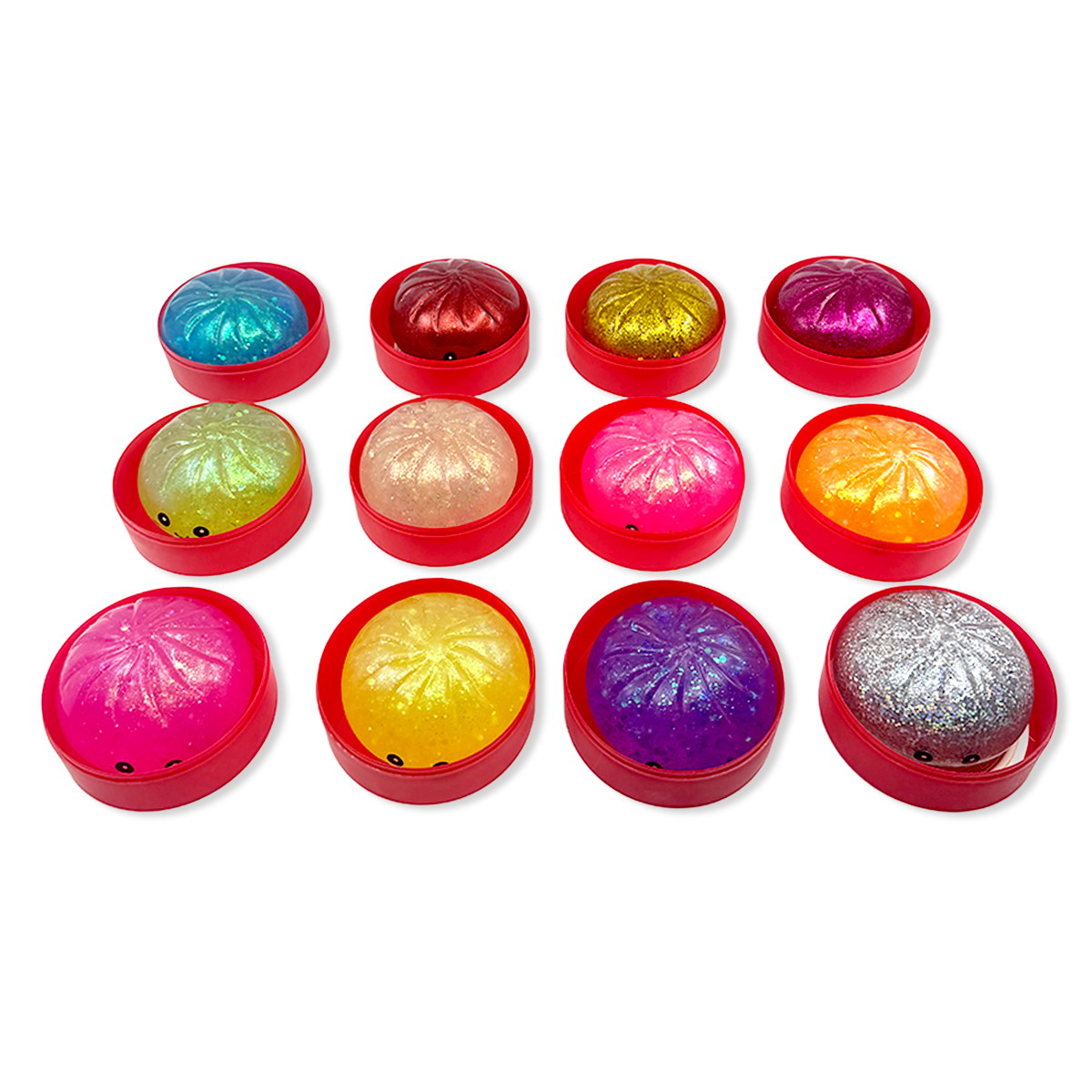 SquishZilla Mystery Fortune Dumpling Squishy | Fortune Message Sensory Fidget Toy