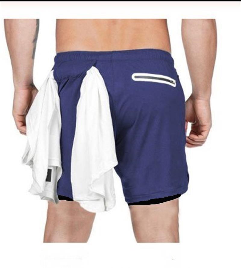 Camo Running Shorts Men Gym Sports Shorts 2 In 1 Quick Dry Workout Training Gym Fitness Jogging Short Pants Summer Men Shorts Men's Running Gym Shorts Breathable with Pockets Quick Dry Sportswear