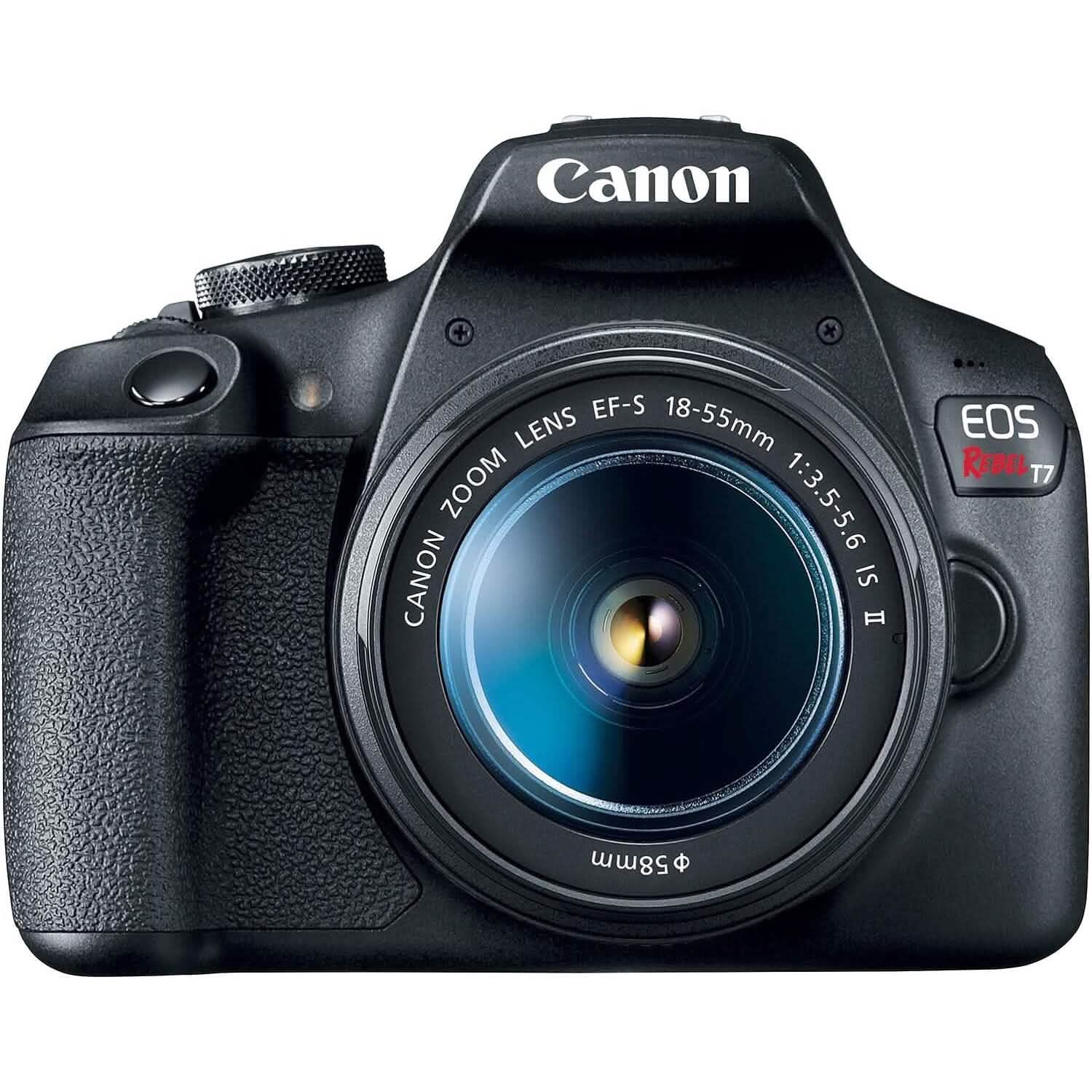 Canon EOS Rebel T7 DSLR Camera with 18-55mm Lens (Refurbished) Cameras & Drones - DailySale