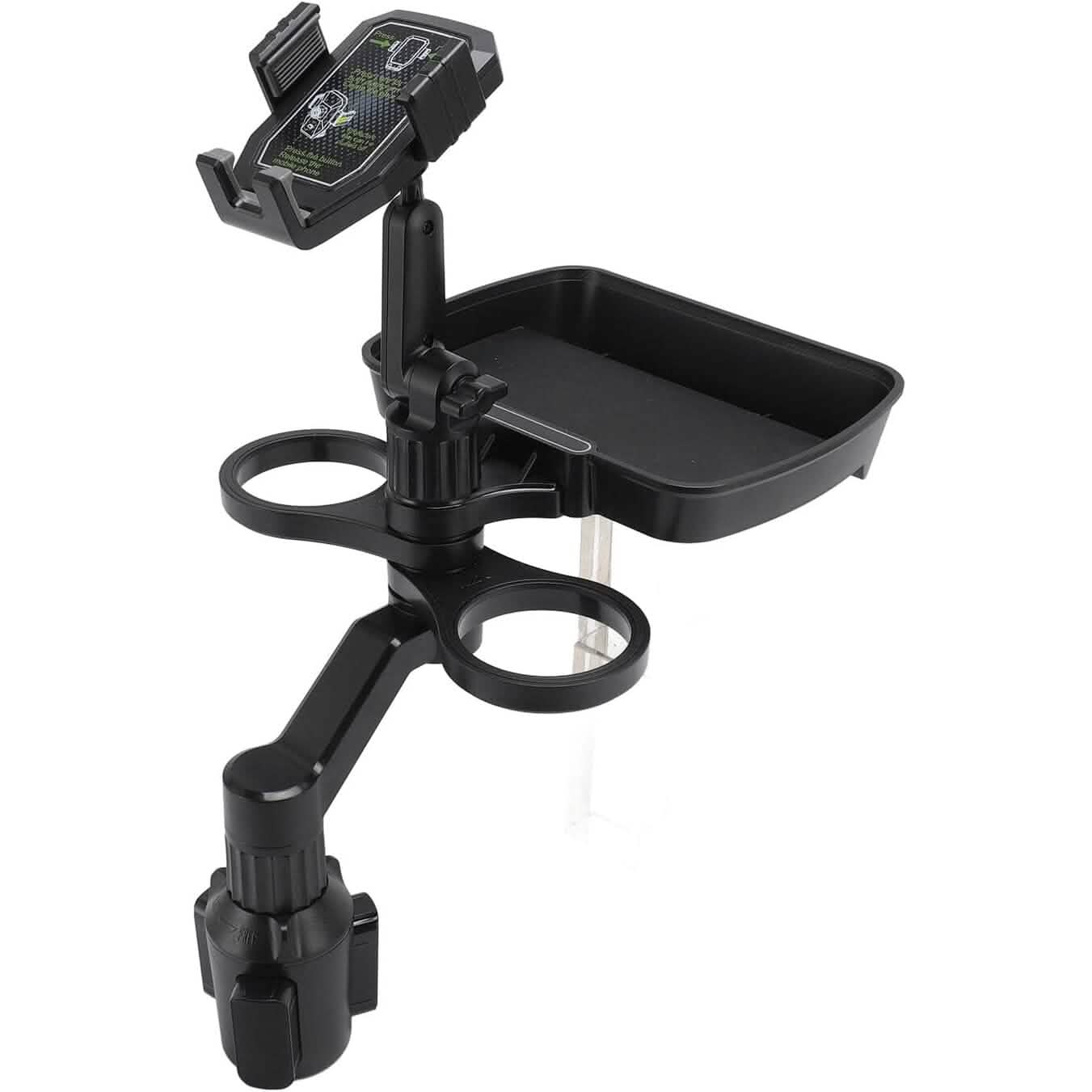 Car Cup Holder Detachable Extender Food Tray with Phone Holder Automotive - DailySale