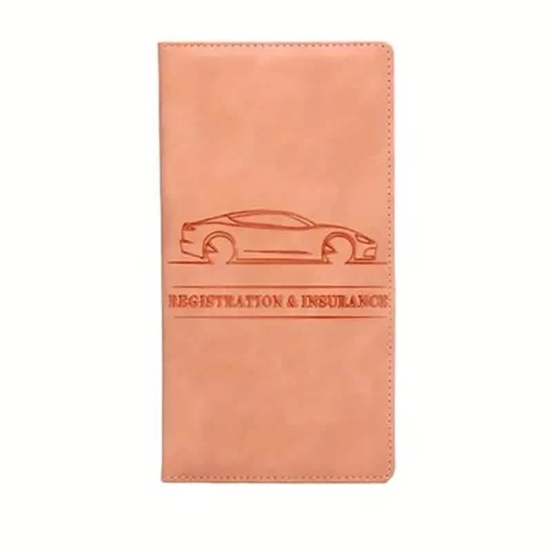 Car Long Multifunctional Driving License Holder Bag Automotive Pink - DailySale