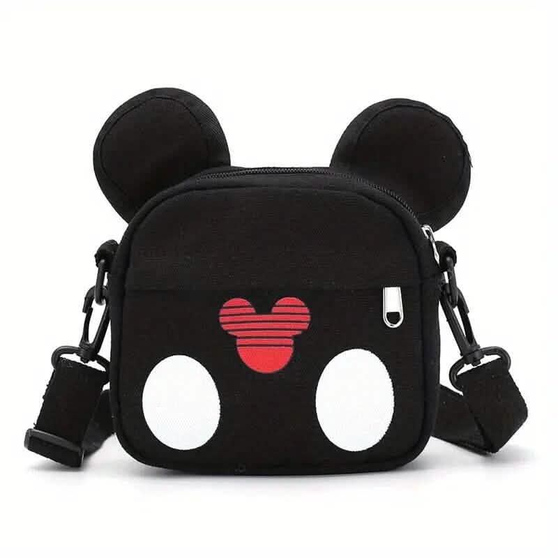 Cartoon Mouse Shaped Mini Coin Purse Shoulder Bag Handbags & Wallets Black - DailySale