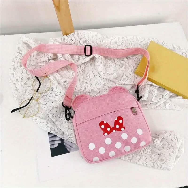 Cartoon Mouse Shaped Mini Coin Purse Shoulder Bag Handbags & Wallets Pink - DailySale