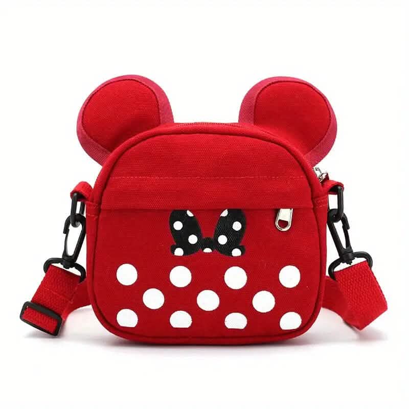 Cartoon Mouse Shaped Mini Coin Purse Shoulder Bag Handbags & Wallets Red - DailySale