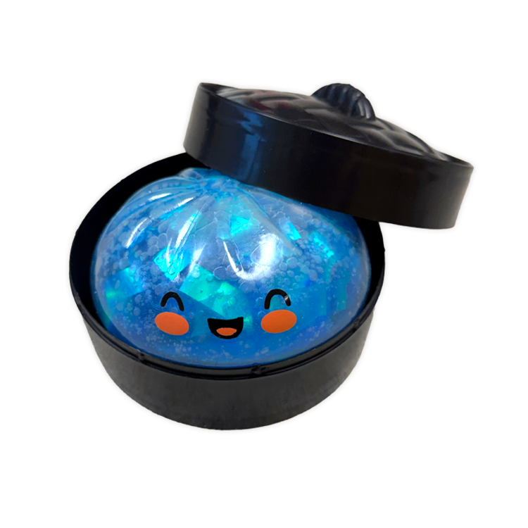 Fun Doh Collectible Glow-in-the-Dark Mystery Dumpling Squishy – Black Capsule