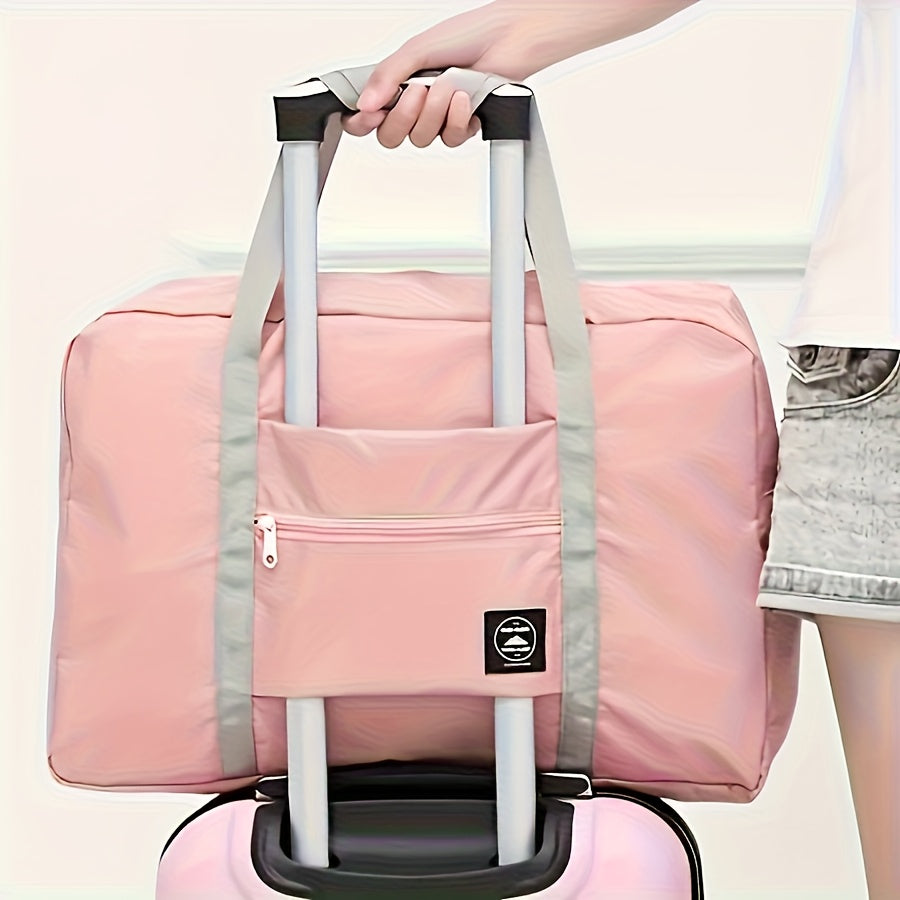 Large Foldable Travel Duffel Bag – Nylon, Gym & Weekend