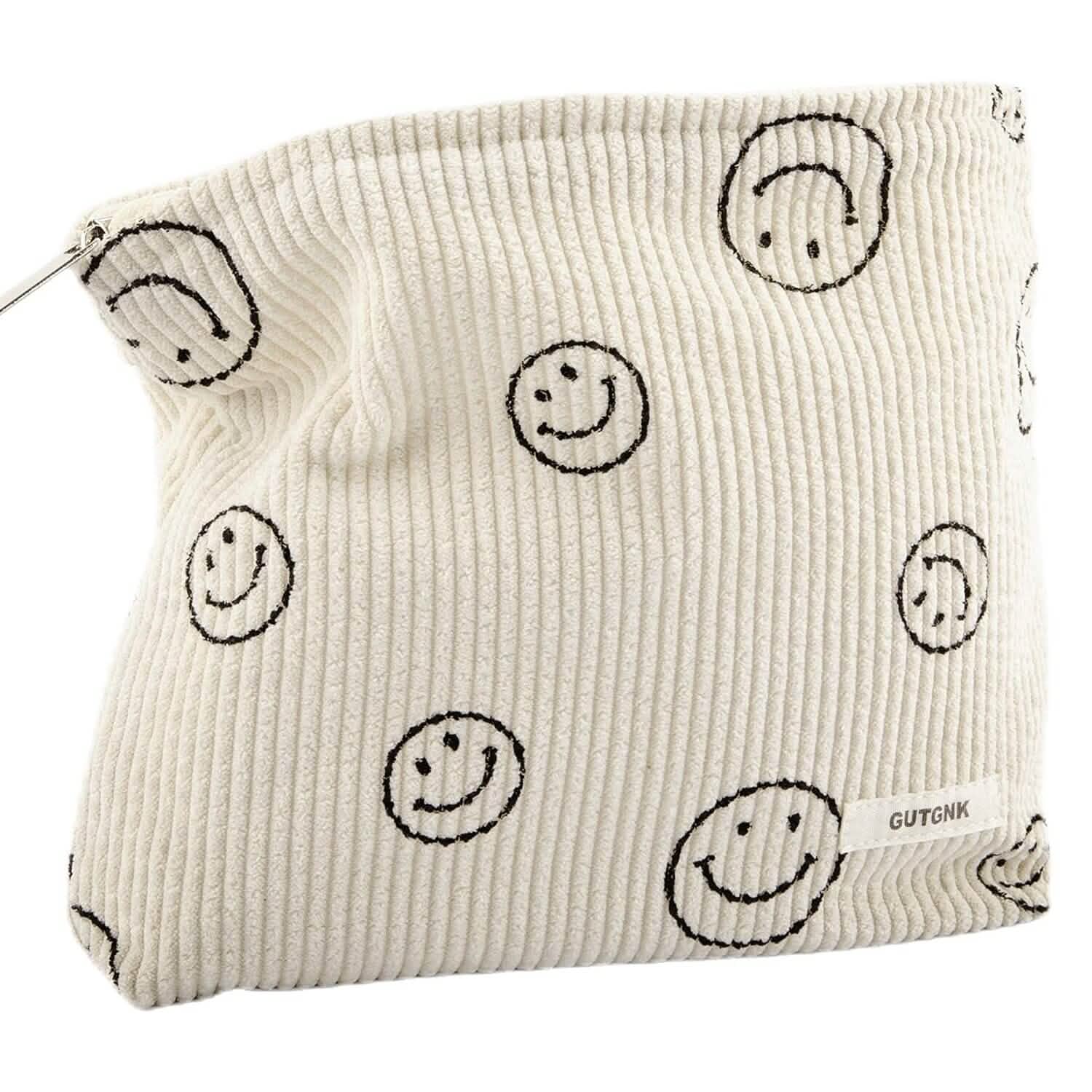 Chic Corduroy Travel Pouch for Women Bags & Travel Beige - DailySale