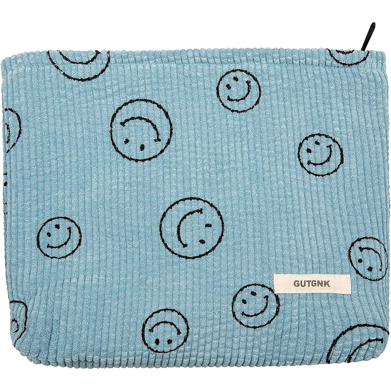 Chic Corduroy Travel Pouch for Women Bags & Travel Blue - DailySale