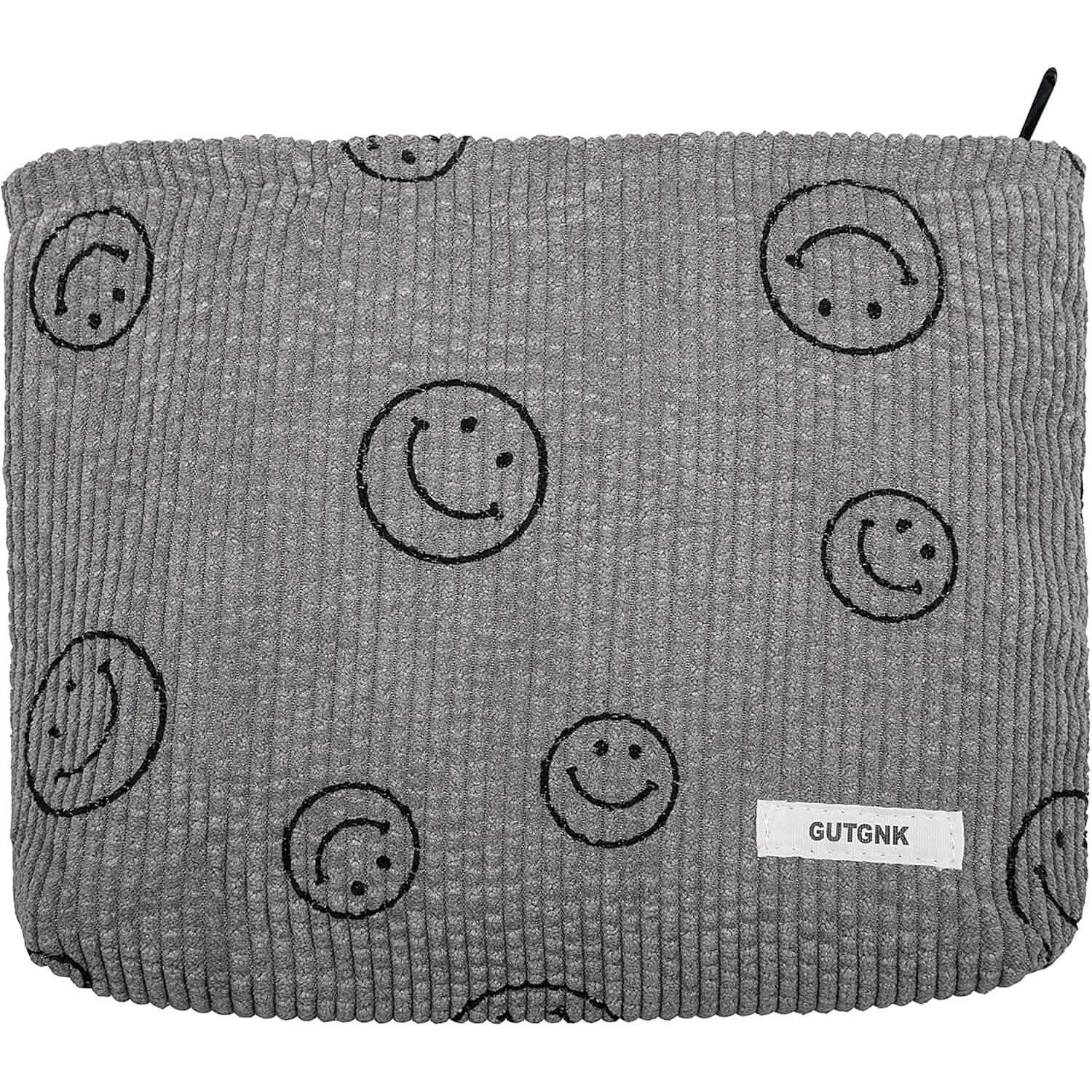 Chic Corduroy Travel Pouch for Women Bags & Travel Gray - DailySale