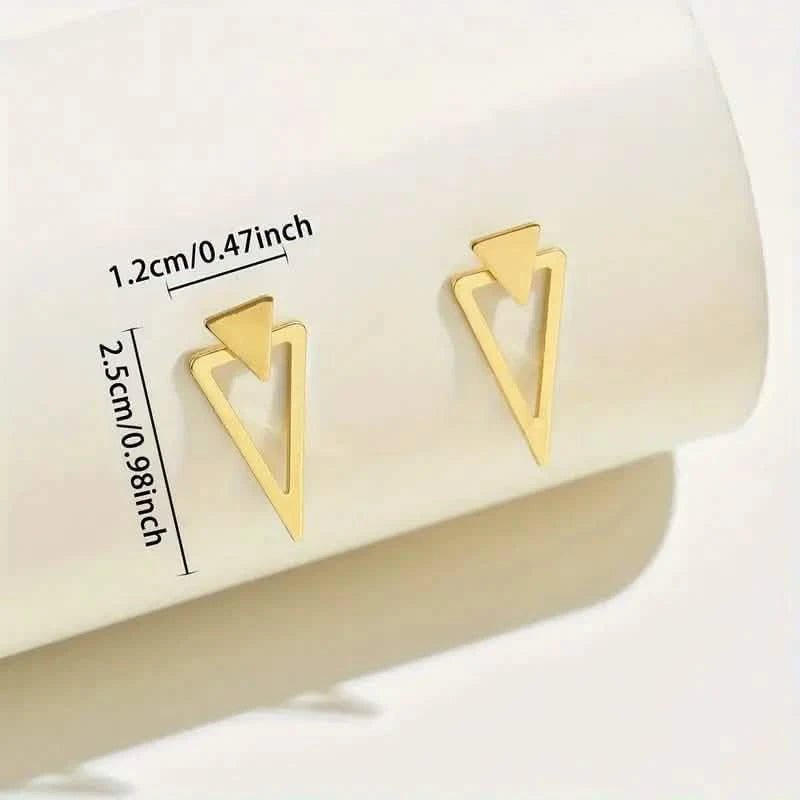 Chic Minimalist Triangle Design Earrings Earrings - DailySale