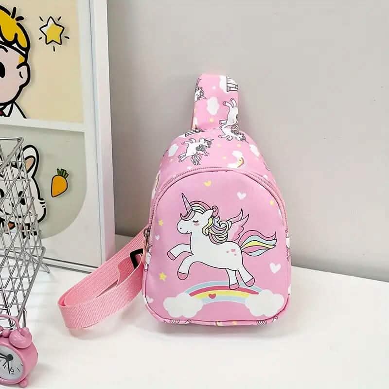 Children's Chest Bag with Pattern Handbags & Wallets Pink - DailySale