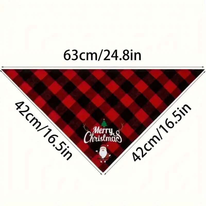 Christmas Pet Triangle Scarf Dog Bandanas Pet Supplies - DailySale