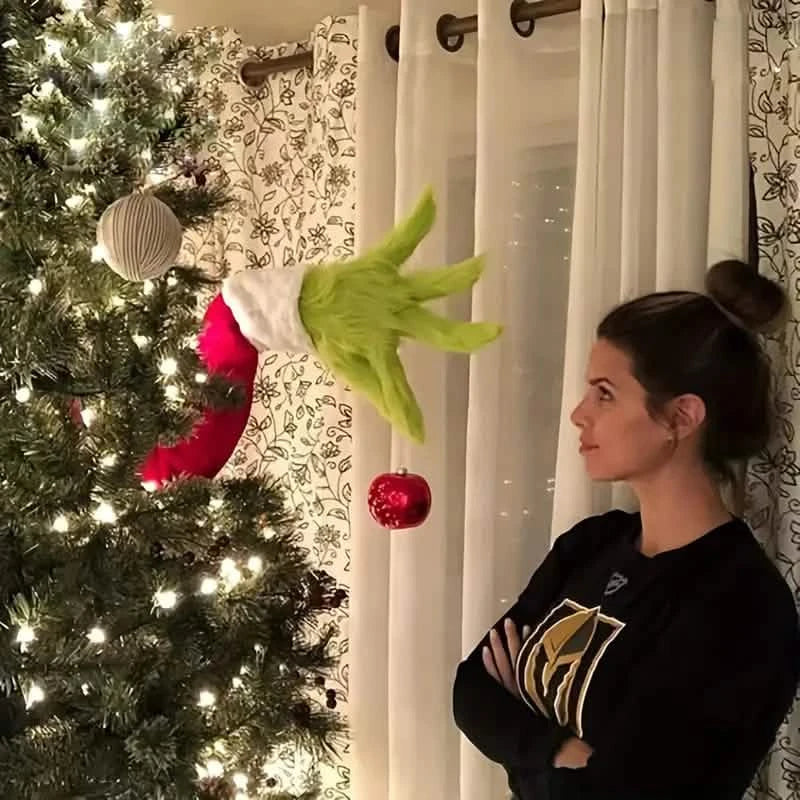 Christmas Poseable Bendable Grinch Furry Elf Decorations Holiday Decor & Apparel - DailySale