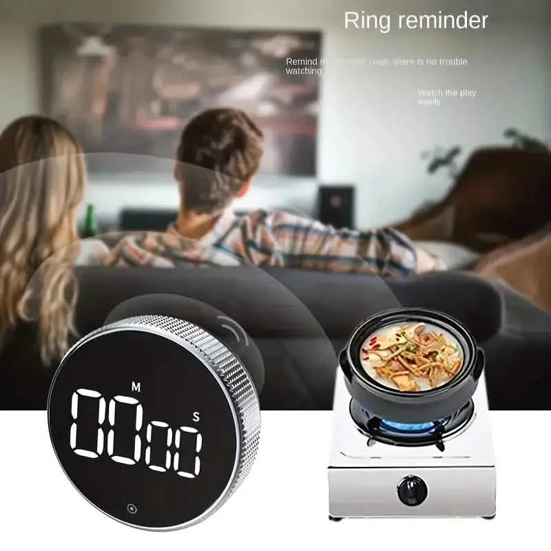 Circular Kitchen Timer - Battery Powered, ABS Material, ≤36V Operating Voltage, 0.01 Accuracy, No Laser Function Kitchen Tools & Gadgets - DailySale