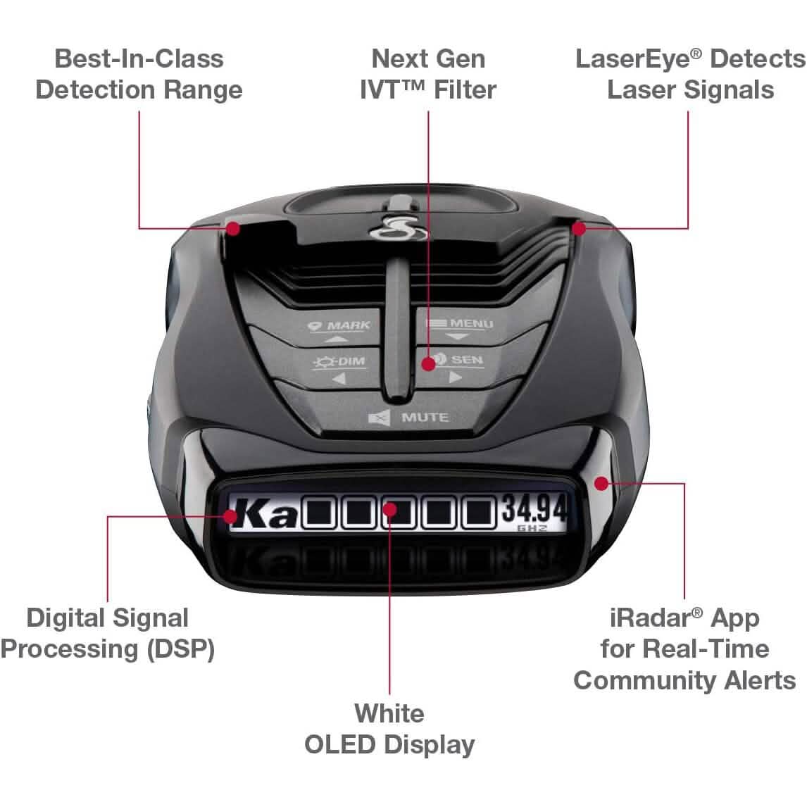 Cobra RAD 480i Laser Radar Detector (Refurbished) Automotive - DailySale