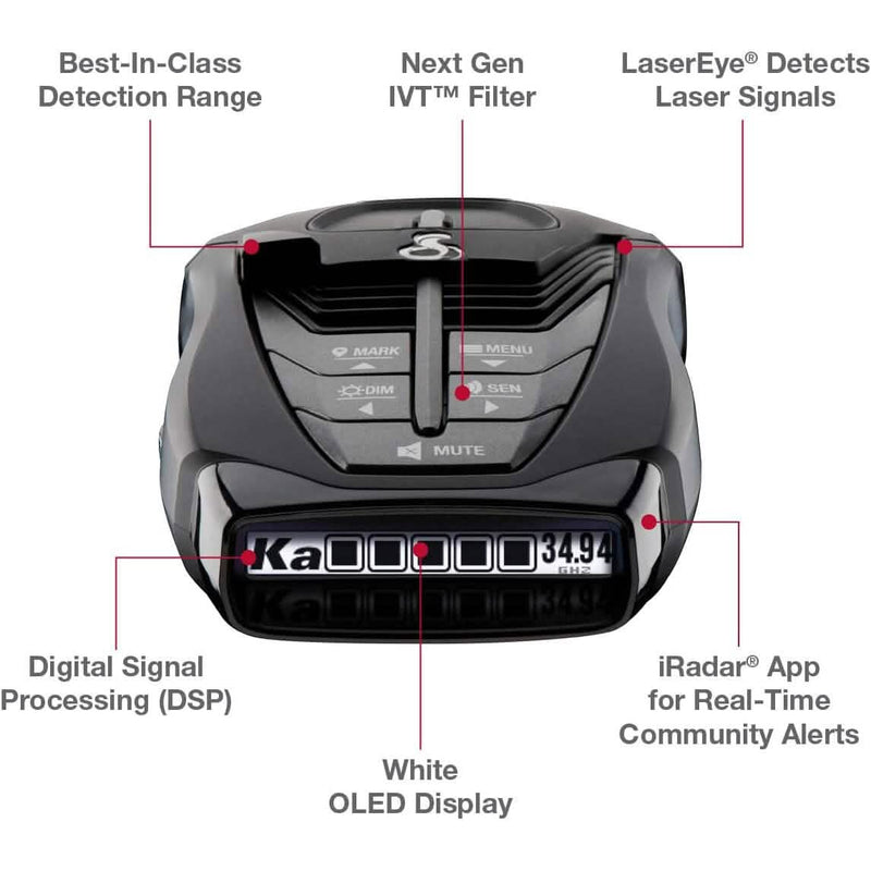 Cobra RAD 480i Laser Radar Detector (Refurbished) Automotive - DailySale