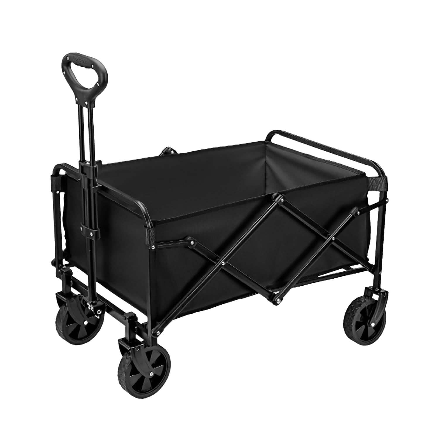 Collapsible Folding Wagon Cart Sports & Outdoors 5" Wheel No Brake - DailySale