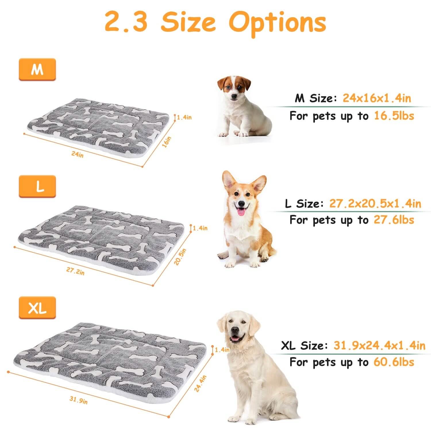 Comfortable Flannel Dog Bed Mat Pet Supplies - DailySale